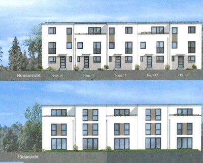 Modernes Reihenendhaus mit Dachterrasse in Messel - Neubau Erstbezug
