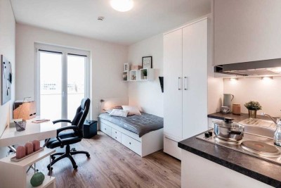 Stilvolle, neuwertige 1-Zimmer-Wohnung mit Einbauküche in Marienthal, Hamburg
 für 3-4 Monate
