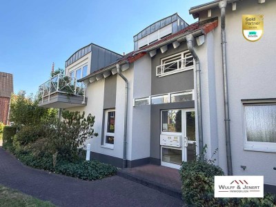 Haus im Haus – Barrierefreie 4 Zimmer Gartenwohnung mit 2 PKW Stellplätzen in Langenfeld Richrath