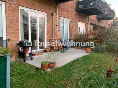 Tauschwohnung: Nette Hochparterre mit Garten am Brauhausberg