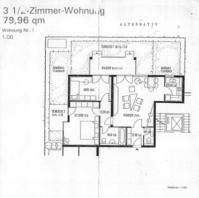 Geschmackvolle 3-Raum-Hochparterre-Wohnung mit Balkon und EBK in Korntal-Münchingen