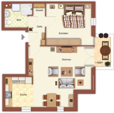 Charmante 2-Zimmer-Wohnung in Mönchengladbach