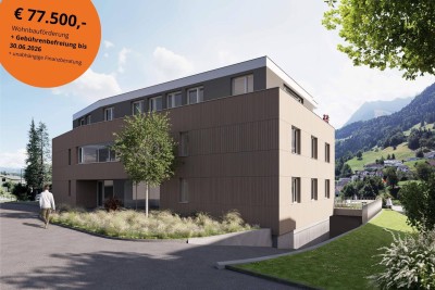 Neubau 2-Zimmer Terrassenwohnung mit € 75.000,- Wohnbauförderung Top 5