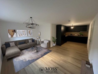 Stilvolles Wohnen in Eimeldingen: Moderne, helle 2-Zimmer Wohnung mit Einbauküche zu vermieten!