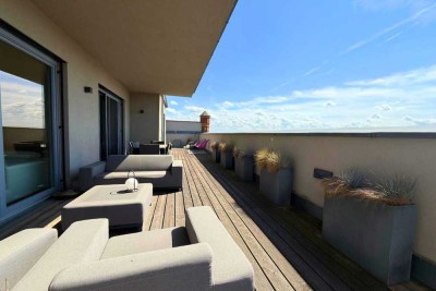 Penthouse mit großer Terrasse  - Nicht einsehbar !!|  Sauna | 2 Bäder |Klimatisiert |Einbauküche ...