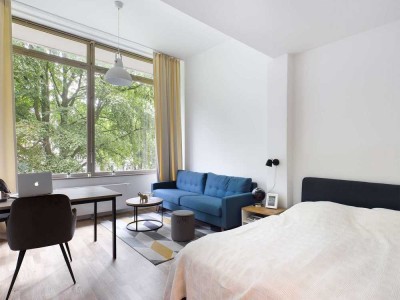 DIE ZIMMEREI | Helles + möbliertes 1-Zimmer-Apartment nahe Uni Hamburg & Isemarkt | Large Bude