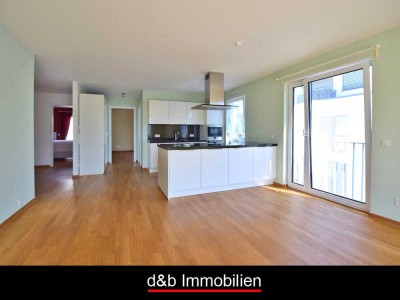 Moderne 4-Zi-Komfort-Wohnung (Bj. 2014) mit Dachterrasse, Aufzug und PKW Stellplatz.