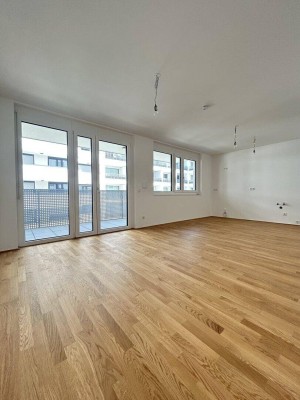 Moderne Terrassenwohnung in 1230 Wien – Erstbezug mit Balkon und Tiefgarage!