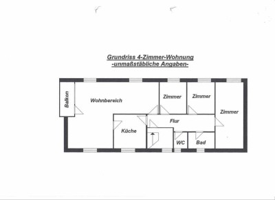 Freundliche und gepflegte 4-Raum-Dachgeschosswohnung mit Einbauküche in Burgdorf