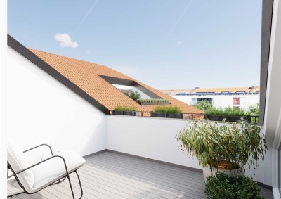 Einzigartig. Dachterrassenpenthouse in vollsaniertem Stuckaltbau mit Gestaltungsmöglichkeit!