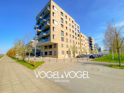 Überseestadt - Großzügige Wohnung mit Weserblick, Garage und hochwertiger offener Küche