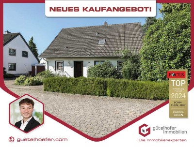 Freistehendes Einfamilienhaus mit großem Garten und viel Potenzial auf Erbpachtgrund in Buschhoven