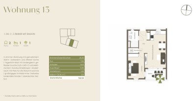 Schöne 2-Zimmer Wohnung im 1. OG! (13)