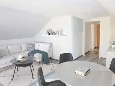 Stilvolle 2-Zimmer-DG-Wohnung mit Balkon und Einbauküche in Reutlingen