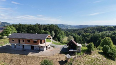 Rohbau mit Traumlage – Ruhe und Weitblick in Heimschuh