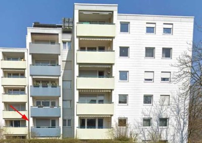 2-Zimmer-Wohnung mit Balkon und Einzelgarage