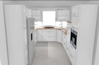 KFW55 hell, smart, zentral mit Keller und Einbauküche