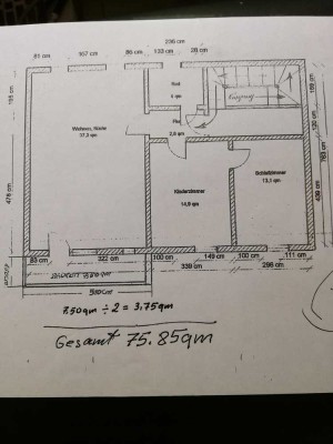 Gepflegte Wohnung mit drei Zimmern und Balkon ca. 7qm Garage / Waschraum ca.18qm Karlsruhe Neureut