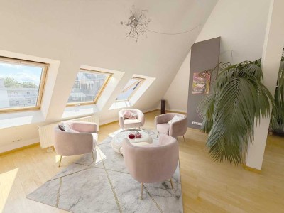 Großzügige, möblierte Maisonette-Wohnung - gewerbliche Nutzung ​möglich