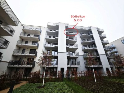 Erstbezug: Traumwohnung im 5. OG mit Skyline-Blick – Südbalkon & hochwertige EBK