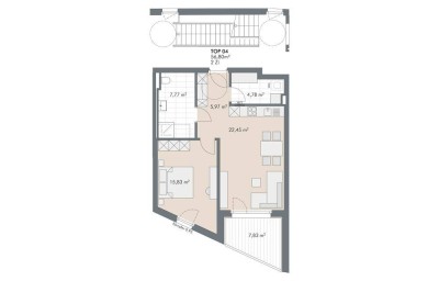 2-Zimmer Neubauwohnung im Stadtkern von Schwaz