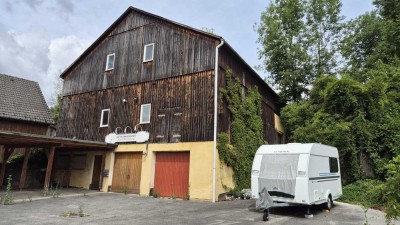 Große Scheune mit 3000 m2 Grundstück bei Ludwigsstadt