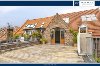 Helle Maisonette mit großer Dachterrasse im Belgischen Viertel