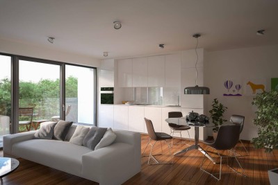 4 -Zimmerwohnung, direkt beim Golfclub – hochwertig &amp; naturnah