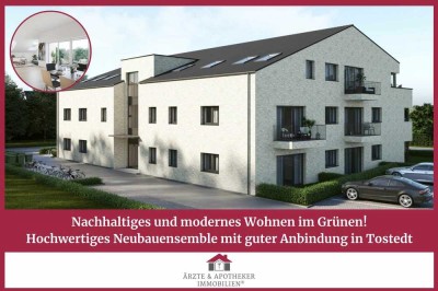 Nachhaltiges & modernes Wohnen im Grünen - Hochwertige Neubauwohnung in Tostedt
