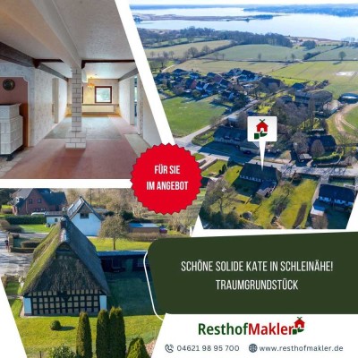 Schöne solide Kate in Schleinähe! Traumgrundstück
