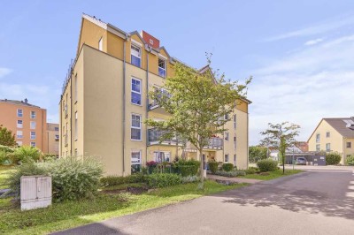 Barrierefreie 2-ZKB Wohnung mit Aufzug, Tiefgaragenstellplatz und Balkon!