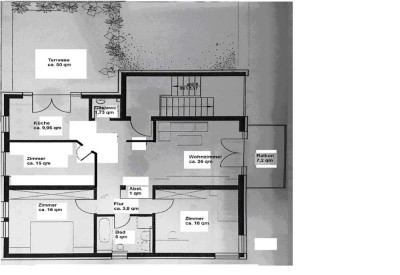 Exklusive, gepflegte 5-Zimmer-Penthouse-Wohnung mit Terrasse und Balkon in Viernheim