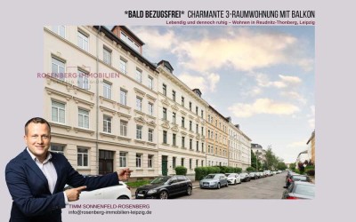 *ab 01.01.2026 bezugsfrei*
Charmante 3-Raumwohnung mit Balkon im Leipziger-Osten