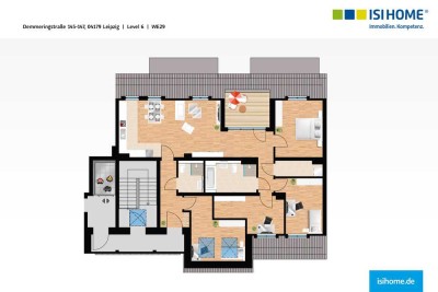Wohnen wie im Haus mit Garten und Balkon- attraktive, mehrgeschossige Wohnung