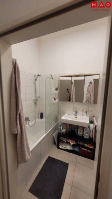 Wohnen in den DRAGONERHÖFEN von Wels - gepflegte 1-Zimmer Wohnung mit Abstellraum und modernem Badezimmer (inkl. Wanne)