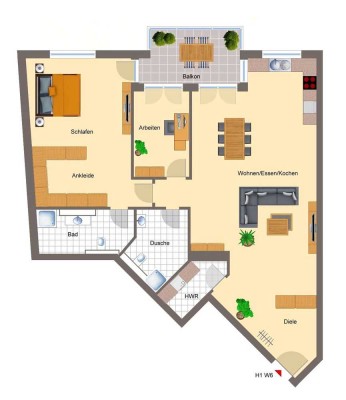 Bingen-Stadt - Einladende 3ZKB Neubau-Wohnung mit Terrasse - ERSTBEZUG