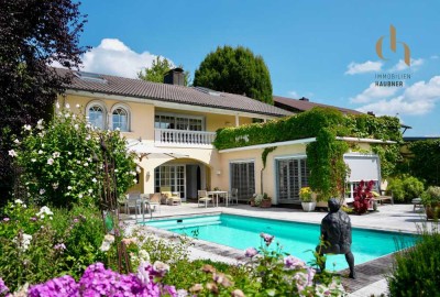 Repräsentatives Anwesen mit Pool in bevorzugter Lage von Bad Aibling