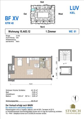 Wohnen in der Stadt mit Wasserbezug 1-Zimmer-Neubauwohung KfW 40 Baugeld XV