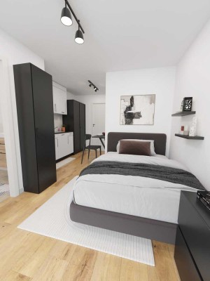 Kompaktes Design-Apartment – möbliert, ausgestattet & bezugsbereit ab 01.09.2025 Apartment Nr. 11