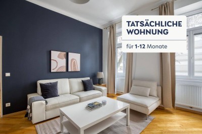 Direkt bei der WU oder U2 Messe-Prater, 3 Zi Altbau Wohnung mit Aufzug (VIE364)