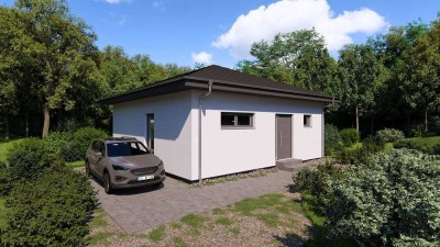 Tiny Bungalow kompaktes Wohnen mit Stil ! Grundstück im Preis beinhaltet! Technikfertig!