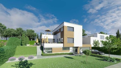 **Neubau in Bestlage Leitershofen** Modernes EFH in herrlicher Lage am Waldrand**