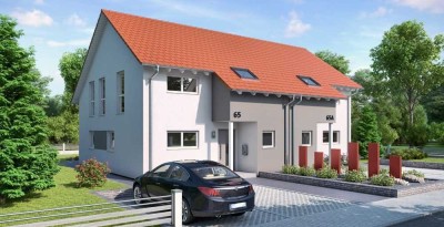 Jetzt aber raus aus der Miete! Hier entsteht ihr neues Traumhaus von Schwabenhaus, inkl. Grundstück