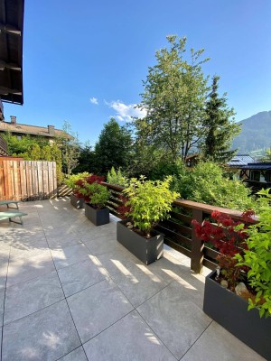 Moderne 2-Zimmer-Wohnung mit Hahnenkammblick und großer Terrasse in Kitzbühel