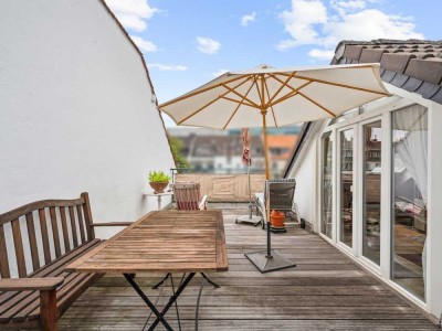 Charmantes Apartment mit großer Terrasse in Düsseldorf