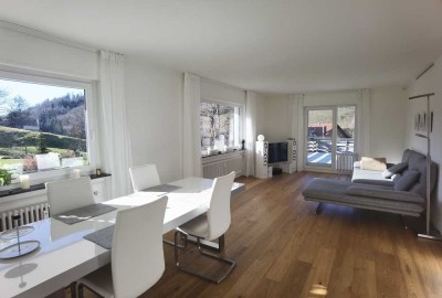 Gehobene 4 Zi-Wohnung mit eigenen Eingang, eigenen Terrassen und Garten (Eigennutzung)