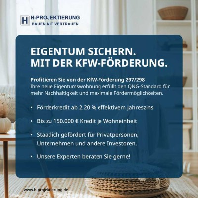 Sichere Kapitalanlage in Kiel: 20 €/m² Mietgarantie vom Bauträger – mit QNG