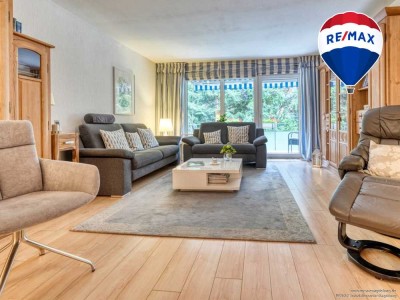 Ruhige 3-Zimmer-Wohnung mit 2 Bädern, Einbauküche und Garage