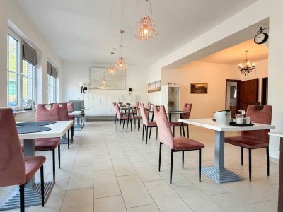 Inhabergeführte Pension mit 8 Apartments und Frühstücksraum