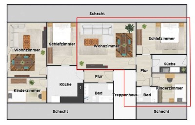 3 Zimmer Wohnung in Gechingen
